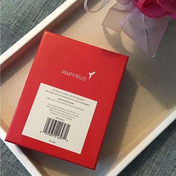 Papyrus Holiday Cards.Brand New Set of 20 - Picture 8 of 8